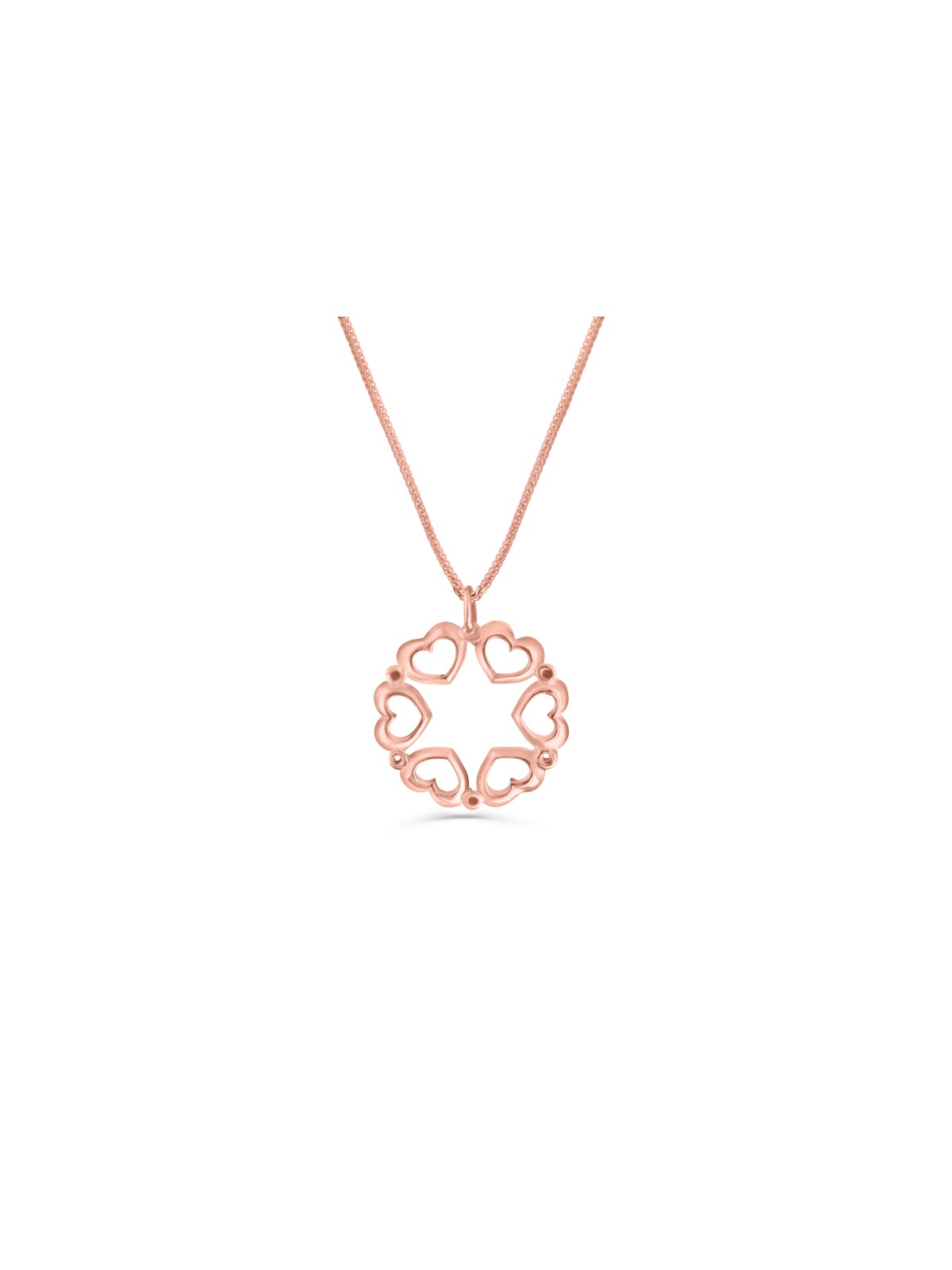 Collier étoile de David en or 14 carats avec cadre cœurs, cadeau de mariage juif