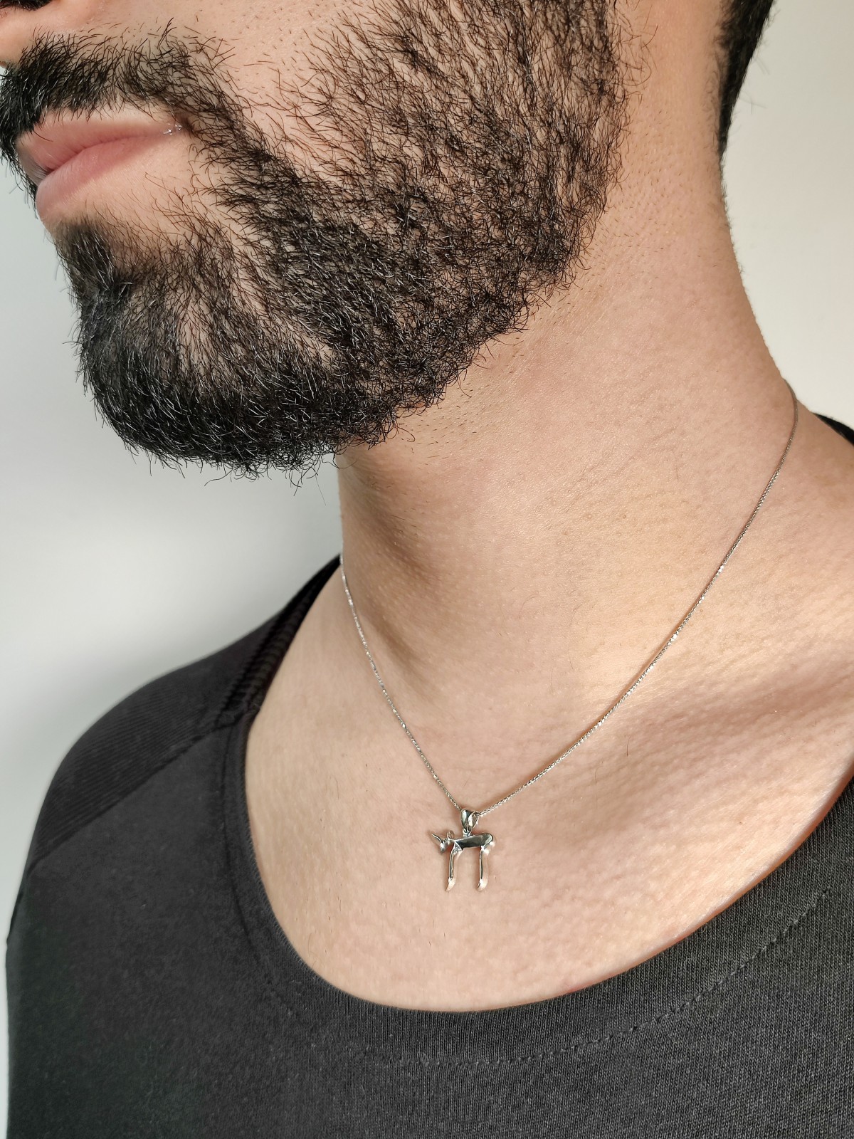 Pendentif Chai en or blanc 14K, cadeaux Tu B'Av, Judaica israélien