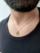 Pendentif Chai classique en or jaune, cadeaux Tu B'Av, Judaica israélien