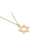 Rounded & Swirl 14K Yellow Gold Star Necklace , Jewish Wedding Gifts ,
