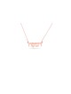 Collier en or avec nom personnalisé élégant, cadeaux Tu B'Av, Juda israélien