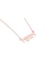 Collier en or avec nom personnalisé élégant, cadeaux Tu B'Av, Juda israélien