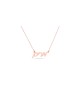 Collier personnalisé en or cursif 14 carats, cadeaux Tu B'Av, Judaï israélien