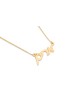 Collier personnalisé en or cursif 14 carats, cadeaux Tu B'Av, Judaï israélien