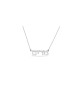 Collier en or 14 carats avec nom hébreu classique, cadeaux Tu B'Av, judaïque israélien