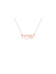 Collier de nom personnalisé gracieux en or 14 carats, cadeaux Tu B'Av, Judaï israélien