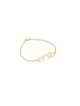 Bracelet cursif de nom hébreu en or 14 carats, cadeaux Tu B'Av, judaïque israélien