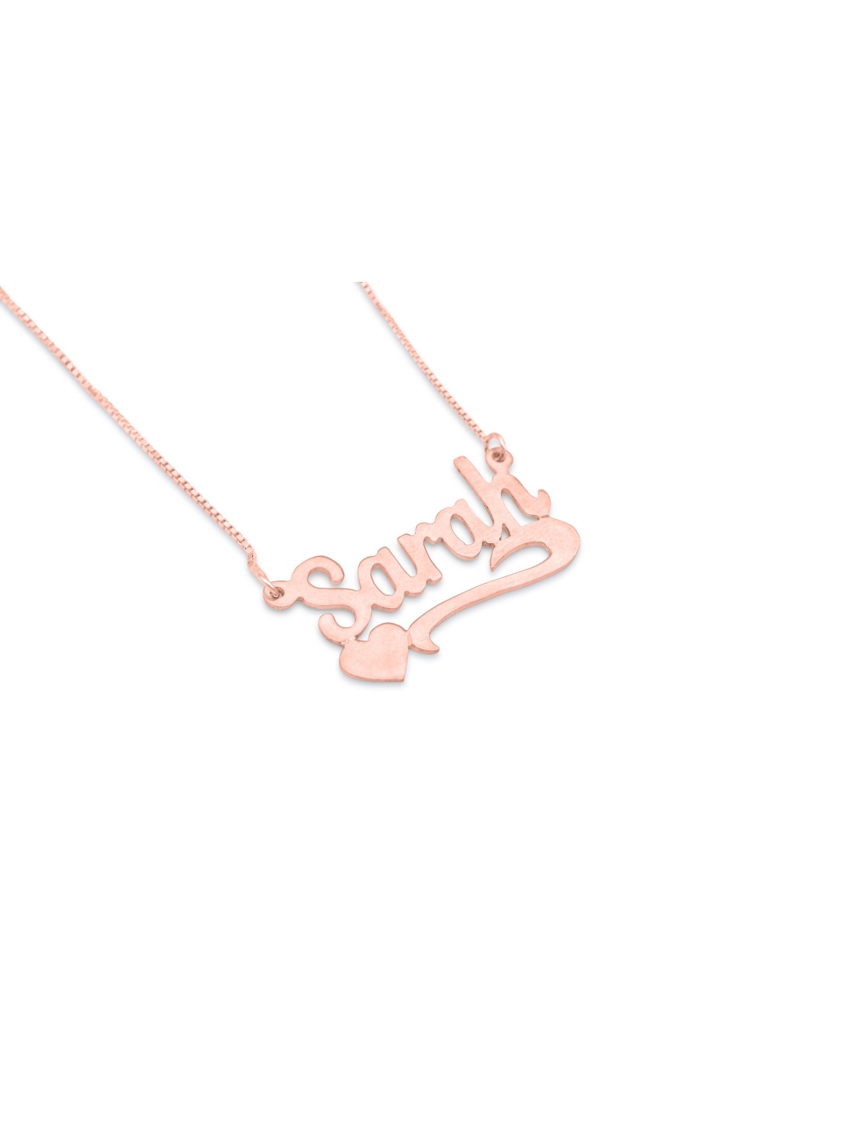 Collier en or personnalisé avec nom personnalisé en or 14 carats, cadeaux Tu B'Av, Juda israélien