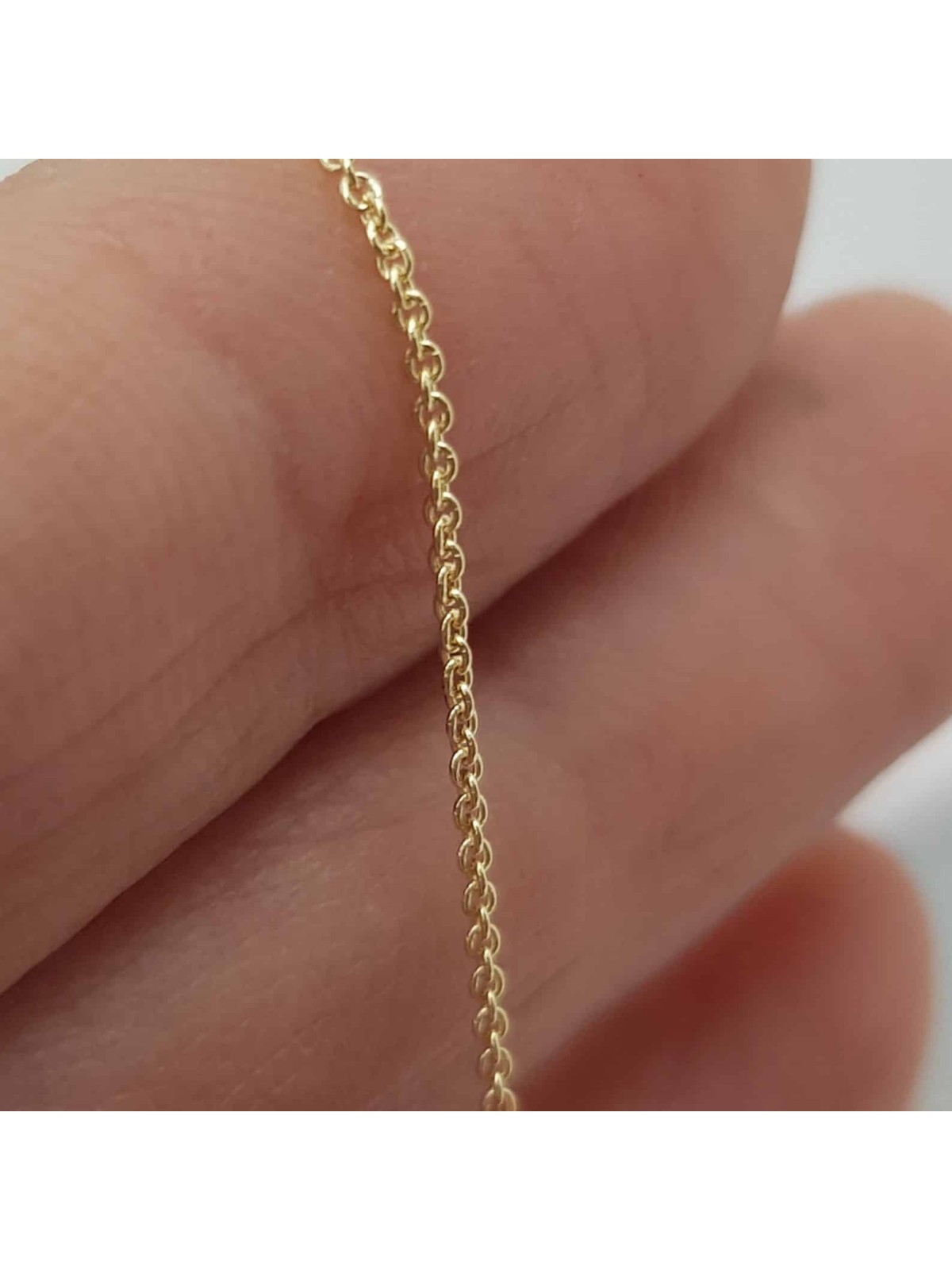 Collier classique de chaîne Rolo de 20 pouces, cadeaux de mariage juif, Judaï israélien