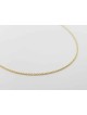 Collier classique de chaîne Rolo de 20 pouces, cadeaux de mariage juif, Judaï israélien