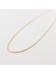 Belle chaîne fine classique en or 14 carats de 16 pouces, cadeaux de mariage juif, Isr