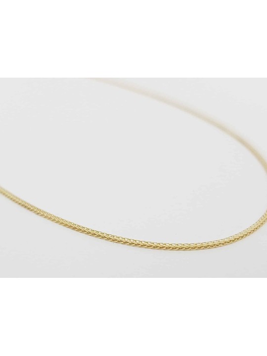 Thin 18" Wheat Rolo Chain Necklace , Jewish Wedding Gifts , Israeli Ju