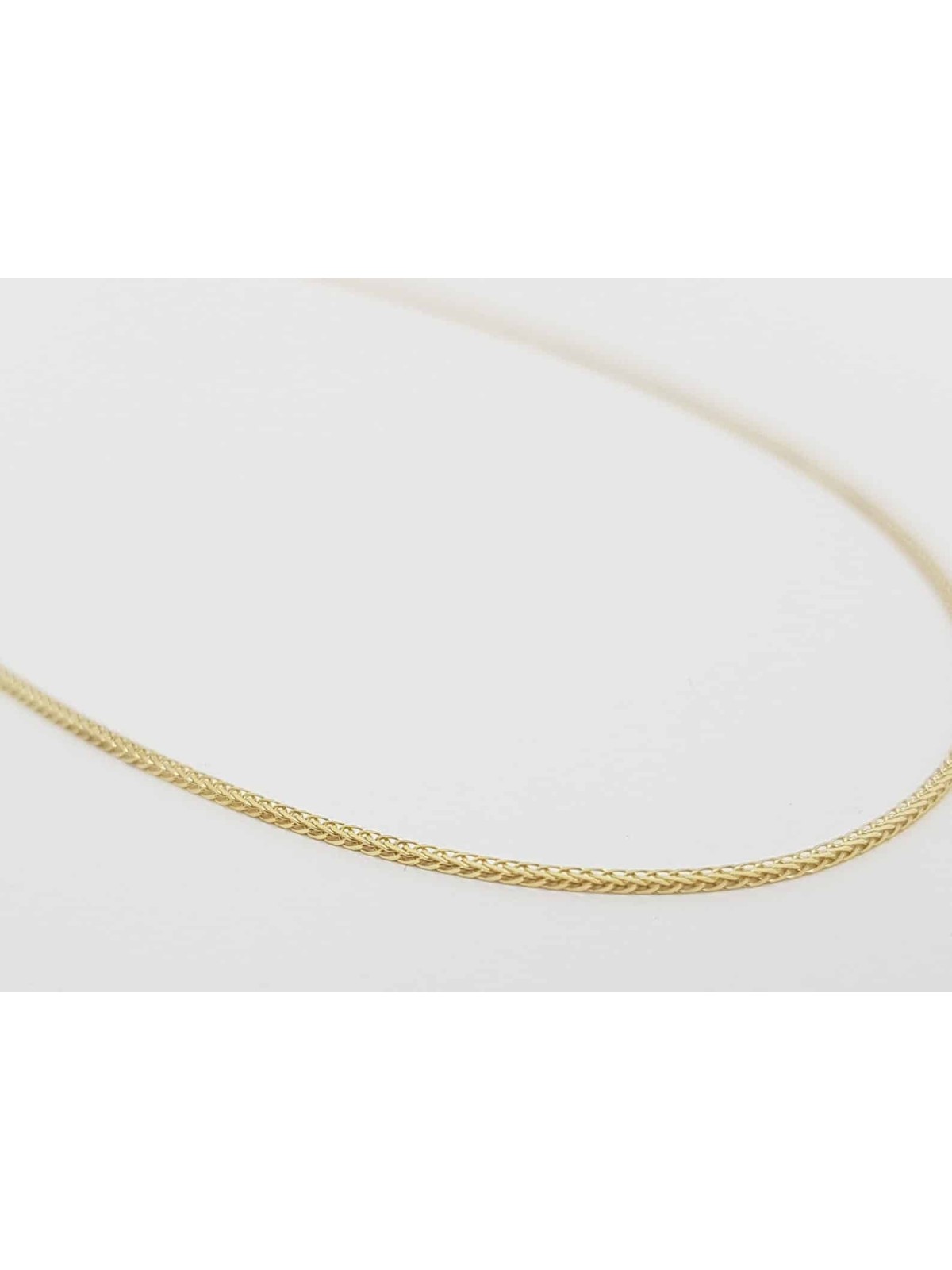 Collier de chaîne Rolo de blé mince de 18 pouces, cadeaux de mariage juifs, Ju israélien