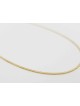 Collier de chaîne Rolo de blé mince de 18 pouces, cadeaux de mariage juifs, Ju israélien