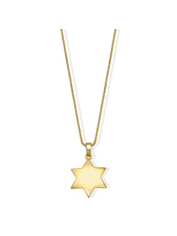 Pendentif étoile de David incurvé et lisse fabriqué à partir de 1, cadeaux Tu B'Av, I