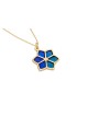 Pendentif floral étoile de David en or, cadeaux Tu B'Av, Judaica israélien