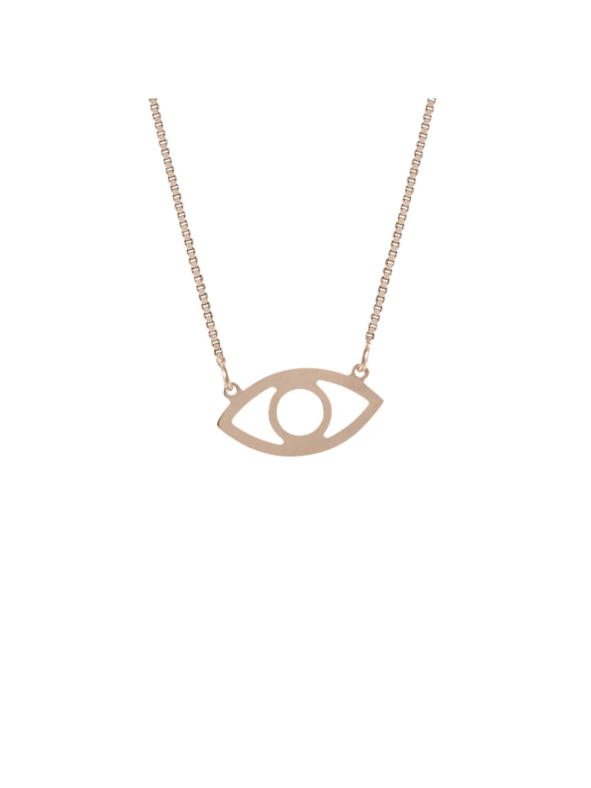 Grand pendentif creux mauvais œil de style contemporain f , Tu B'Av Gifts , I