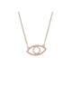 Grand pendentif creux mauvais œil de style contemporain f , Tu B'Av Gifts , I