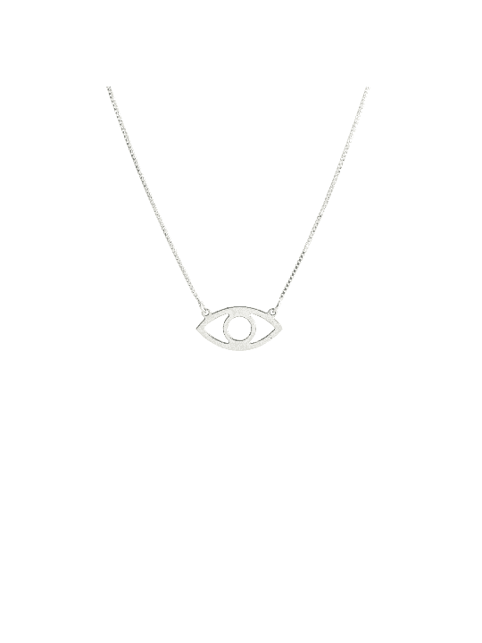 Grand pendentif creux mauvais œil de style contemporain f , Tu B'Av Gifts , I