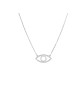 Large Contemporary Style Hollow Evil Eye Pendant f , Tu B'Av Gifts , I