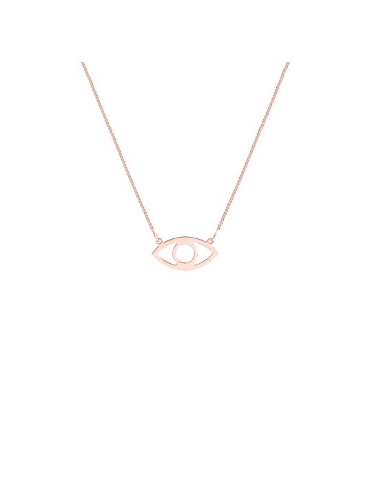 Grand pendentif creux mauvais œil de style contemporain f , Tu B'Av Gifts , I