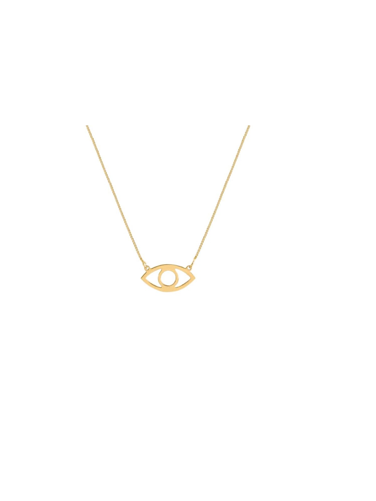 Grand pendentif creux mauvais œil de style contemporain f , Tu B'Av Gifts , I