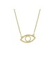 Grand pendentif creux mauvais œil de style contemporain f , Tu B'Av Gifts , I