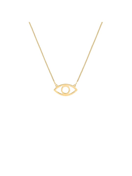 Grand pendentif creux mauvais œil de style contemporain f , Tu B'Av Gifts , I