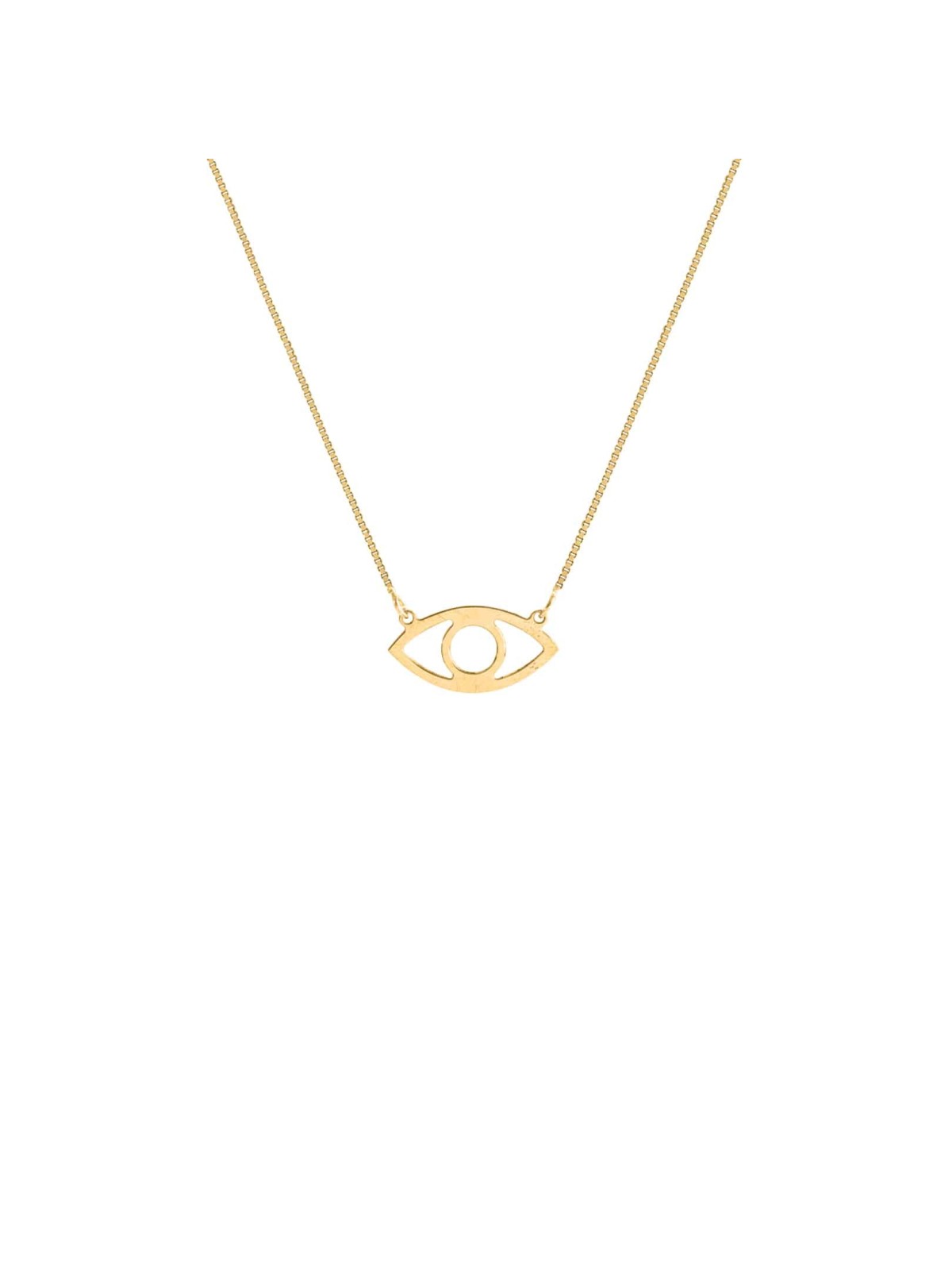 Grand pendentif creux mauvais œil de style contemporain f , Tu B'Av Gifts , I