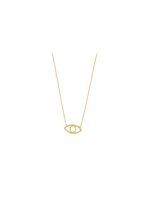 Grand pendentif creux mauvais œil de style contemporain f , Tu B'Av Gifts , I
