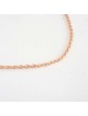 Rolo Classic 14k Rose Gold 16" , Jewish Wedding Gifts , Israeli Judaic