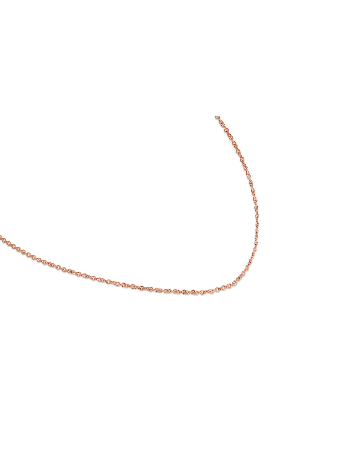 Rolo Classic 14k Rose Gold 16" , Jewish Wedding Gifts , Israeli Judaic