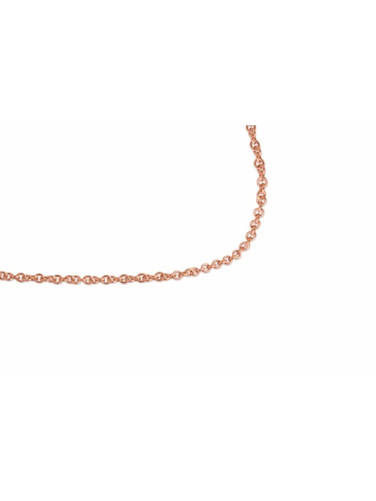 Rolo Classic 14k Rose Gold 16" , Jewish Wedding Gifts , Israeli Judaic