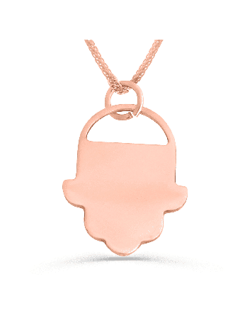 Collier à main porte-bonheur au Design moderne en or 14 carats, cadeaux de mariage juifs