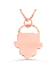 Collier à main porte-bonheur au Design moderne en or 14 carats, cadeaux de mariage juifs