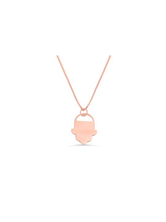 Collier à main porte-bonheur au Design moderne en or 14 carats, cadeaux de mariage juifs