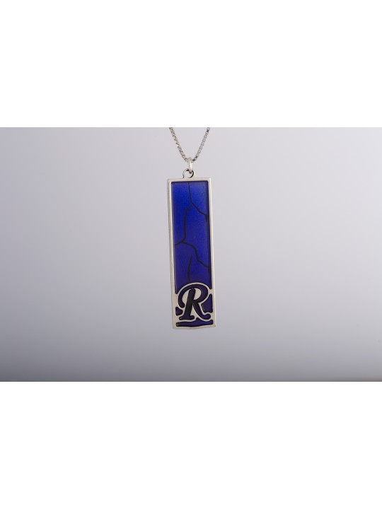 Collier de lettres multicolores en or rectangulaire, cadeaux Tu B'Av, Israël