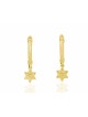 Boucles d'oreilles élégantes Étoile de David en or 14 carats, Cadeaux Tu B'Av, Juda israélien