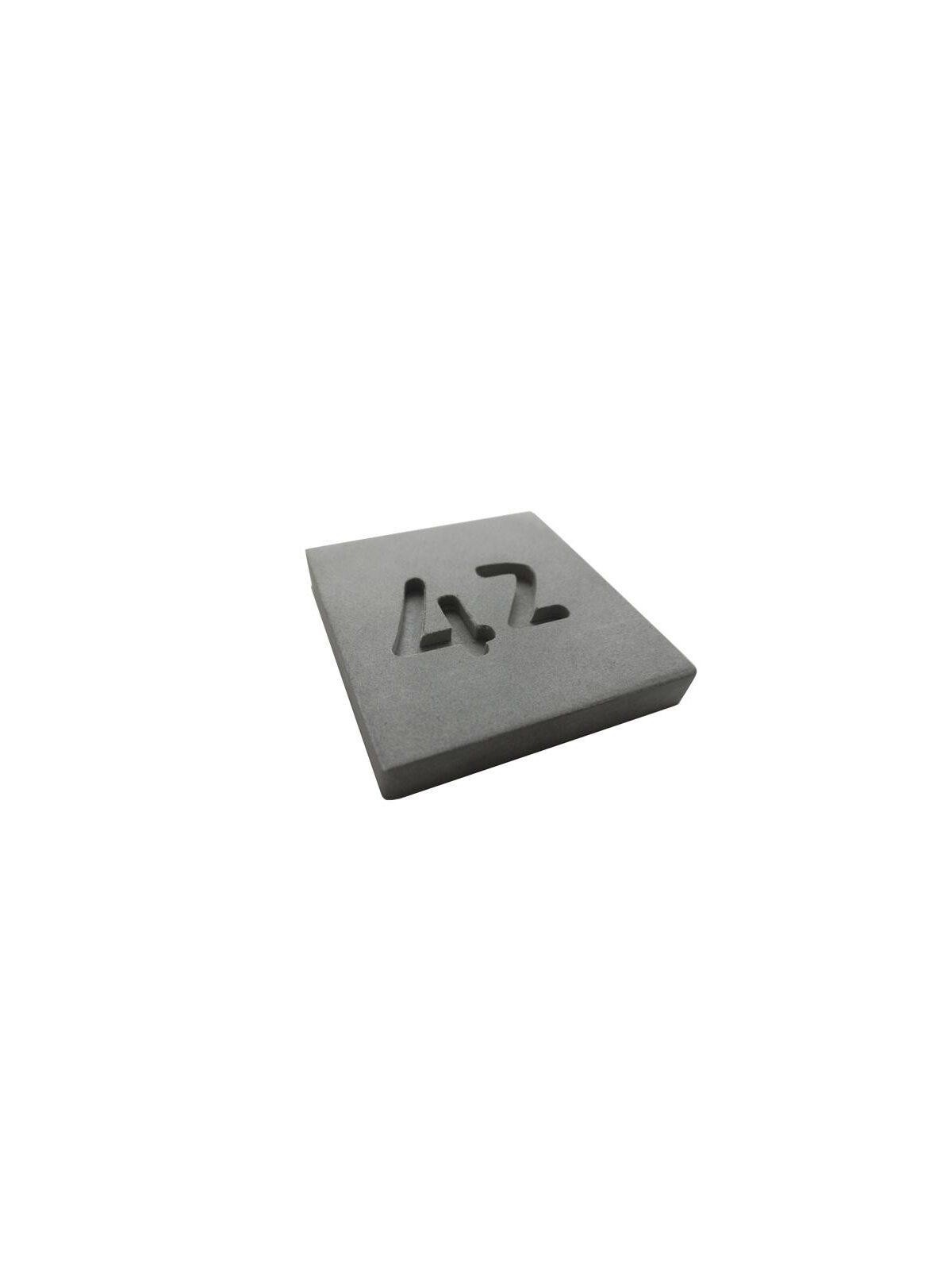 Modern Personalized Concrete Number Door Sign , Tu B'Av Gifts , Israel