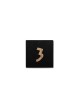 Black Painted Home Number Sign , Tu B'Av Gifts , Israeli Judaica