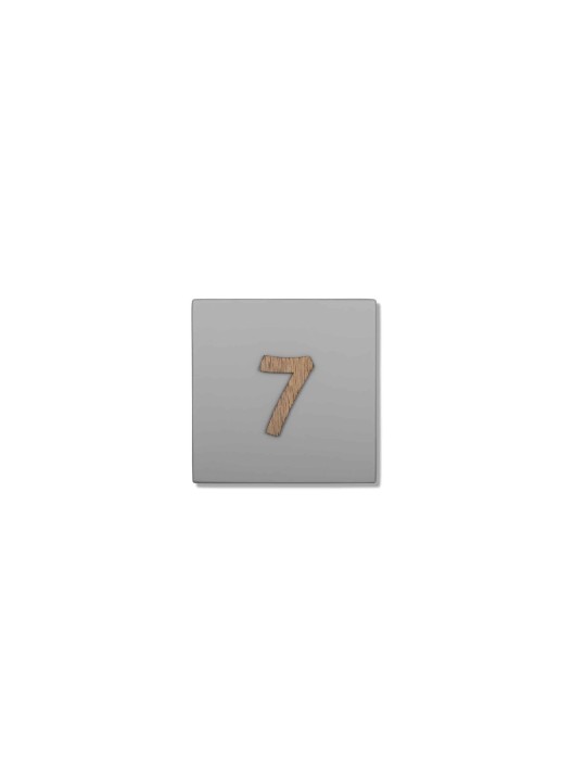 Black Painted Home Number Sign , Tu B'Av Gifts , Israeli Judaica