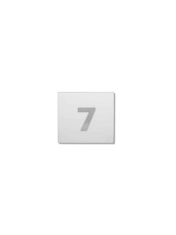 Gray Concrete Home Number Gold Paint Sign , Tu B'Av Gifts , Israeli Ju