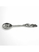 Sterling Silver Teaspoon with Tulip Decoration , Birth &amp; Brit Mila