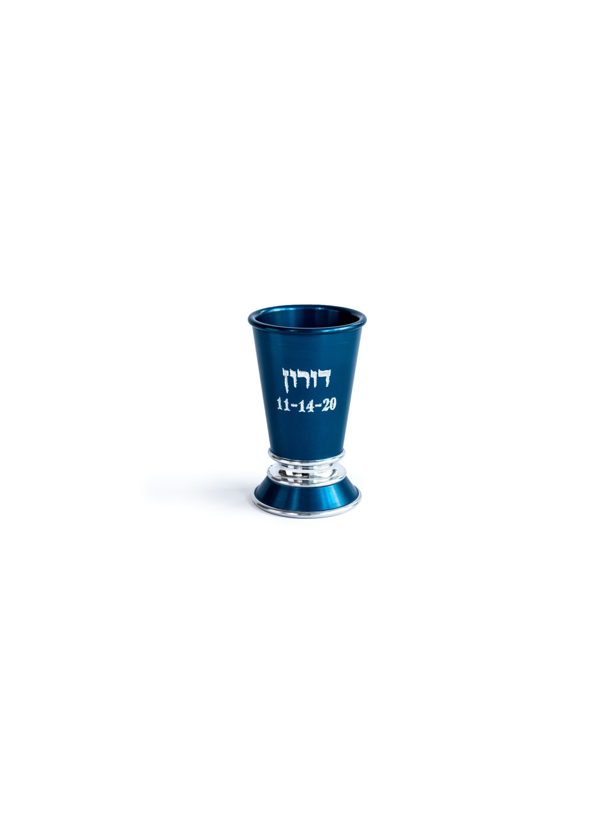 Personalized Liquor Cup Made of Anodized Aluminum , Passover Gifts , I