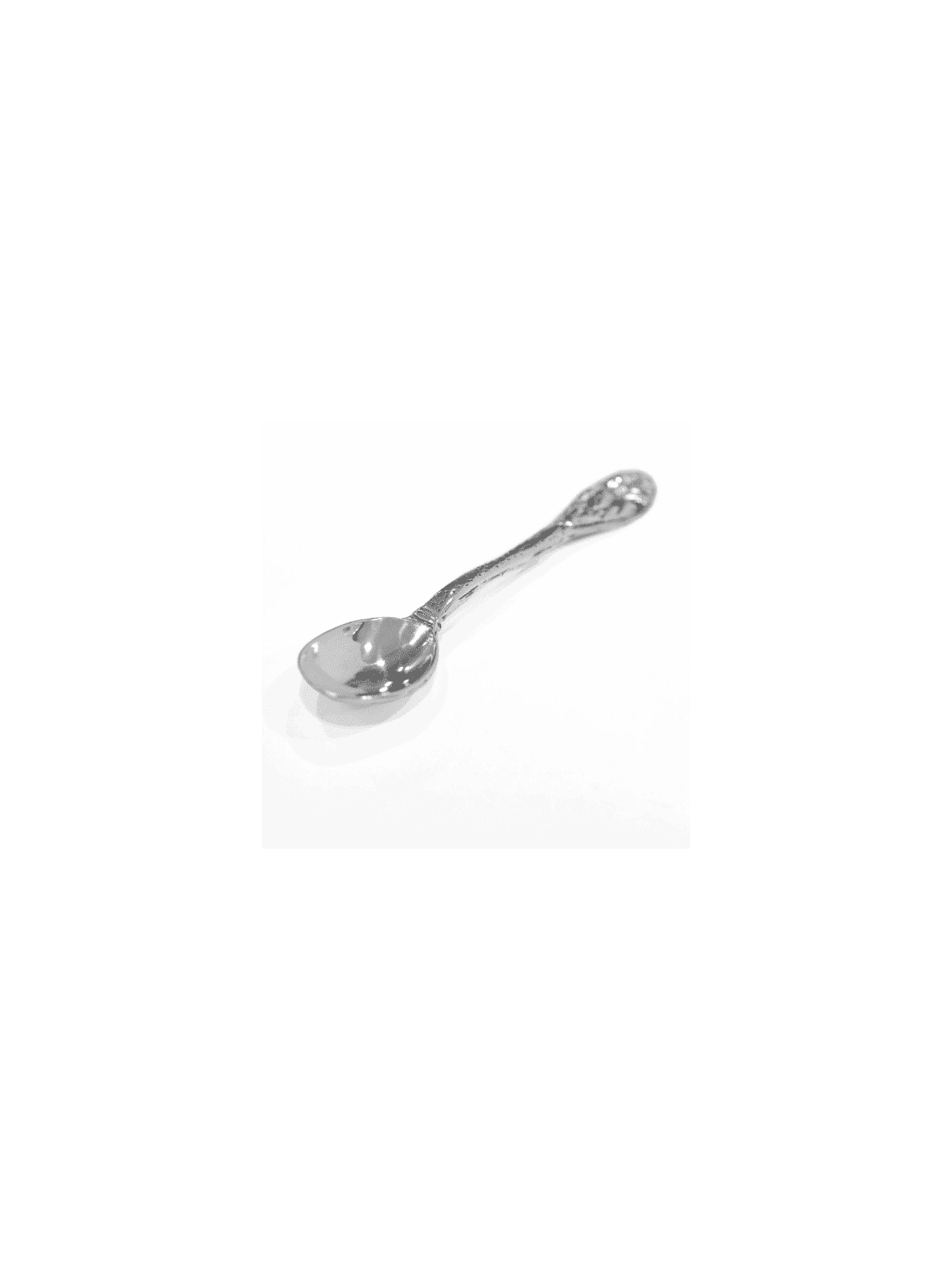 Cuillère à café florale en argent sterling de taille moyenne, Naissance et Brit Mila, Isr