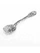 Cuillère à café florale en argent sterling de taille moyenne, Naissance et Brit Mila, Isr