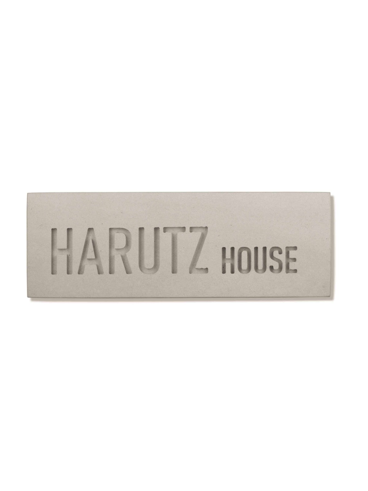 Gray or Natural Concrete House Sign , Tu B'Av Gifts , Israeli Judaica