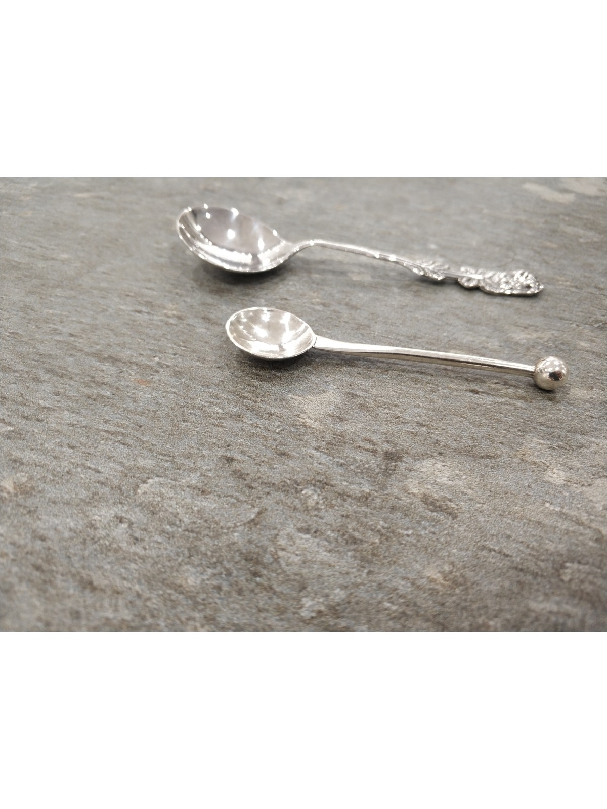 Cuillère Rose en Argent 925 avec Gravure Personnalisée , Naissance & Brit Mila ,