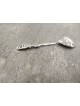 Cuillère Rose en Argent 925 avec Gravure Personnalisée , Naissance & Brit Mila ,