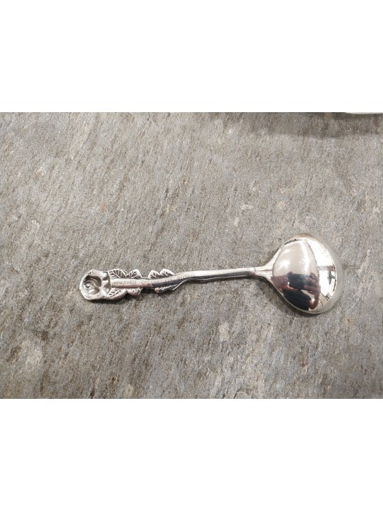 Cuillère Rose en Argent 925 avec Gravure Personnalisée , Naissance & Brit Mila ,